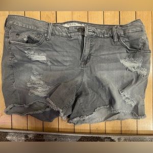 Torrid grey shorts size 18